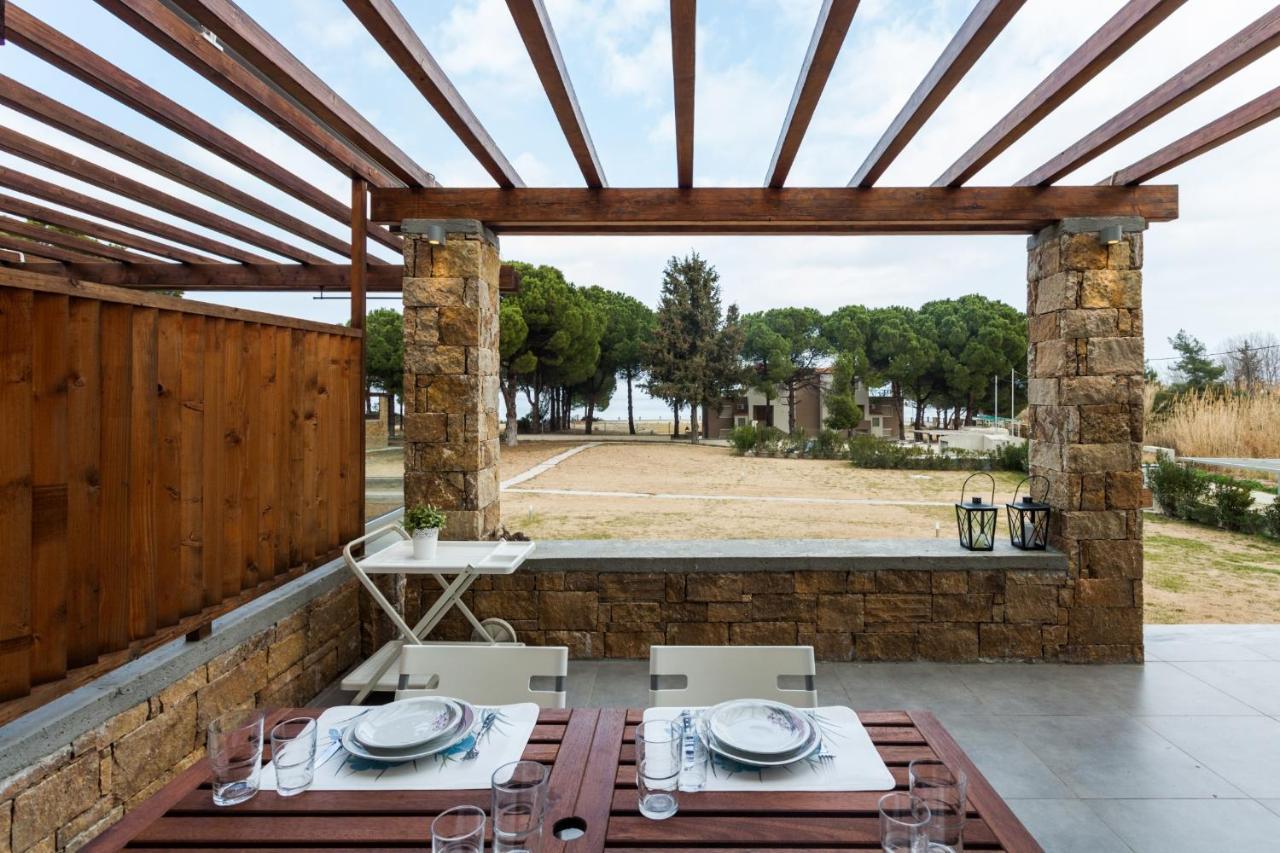 #Flh - Amalthia & Αthena Beachfront Houses In Pefkohori 外观 照片